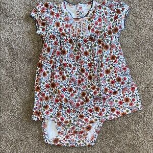 Fall Floral Baby Dress